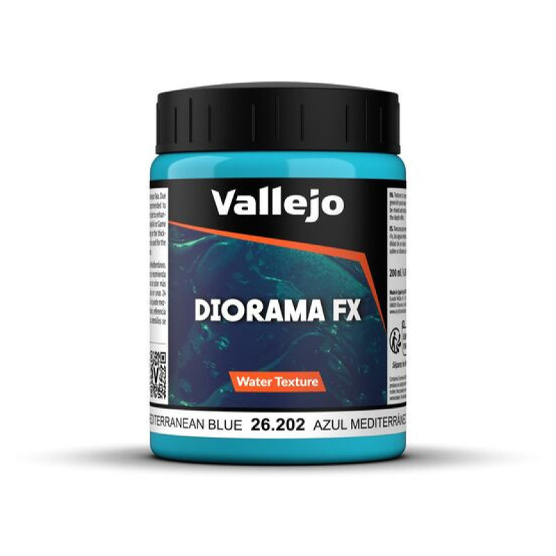 Diorama Fx Mediterranean Blue Water Texture 200ml - VALLEJO 26202