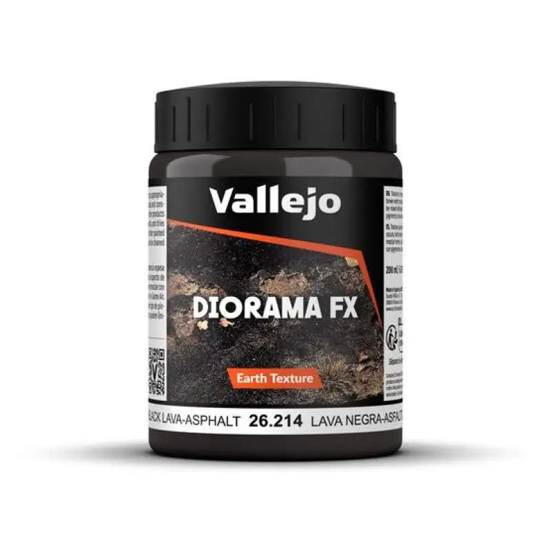 Diorama Fx Black Lava Asphalt 200ml - VALLEJO 26214