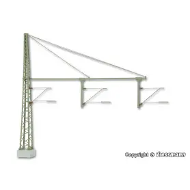 Mât en treillis 3 lignes pour caténaire - HO 1/87 - VIESSMANN 4161
