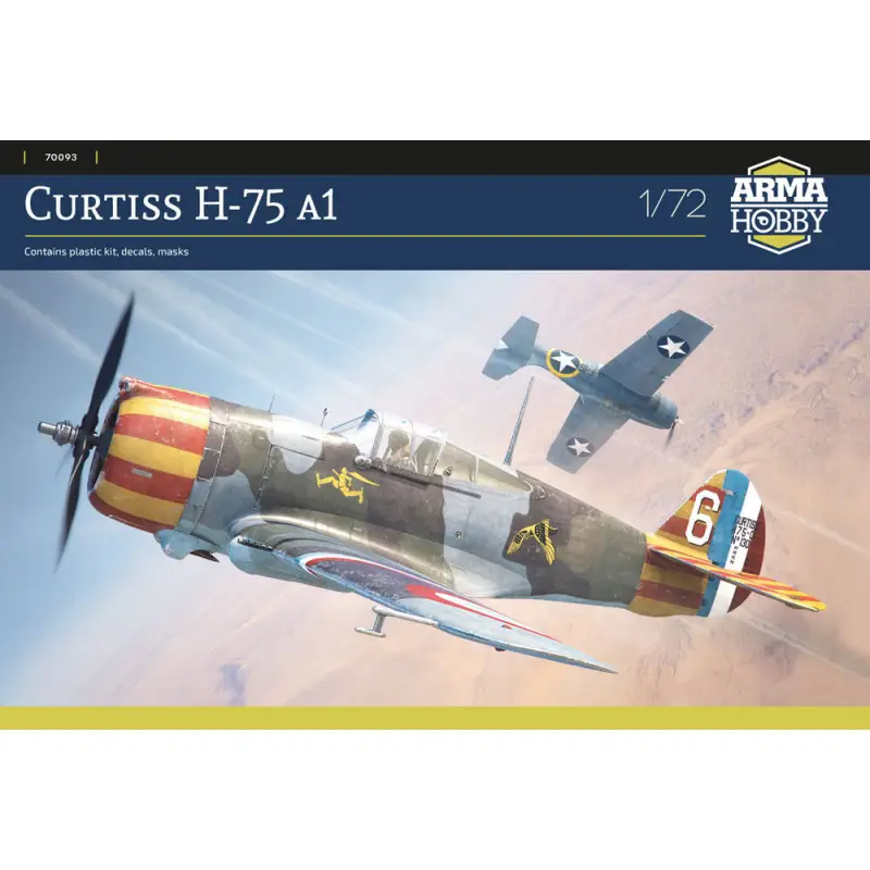 Curtiss H-75 A1/A2 - 1/72 - ARMA HOBBY 70093