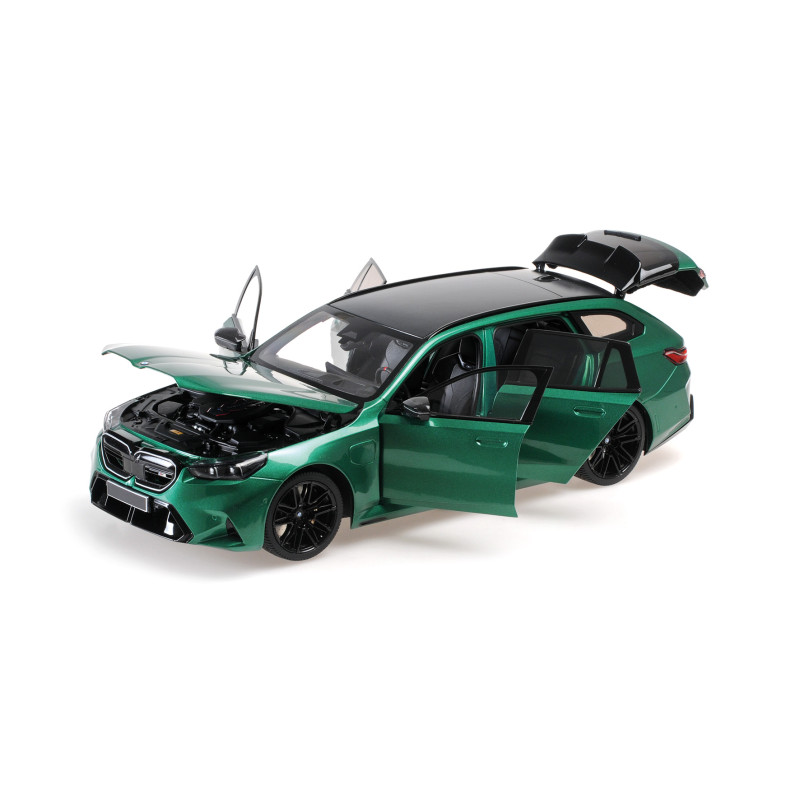 BMW M5 Touring vert métallisé 2024 - 1/18 - MINICHAMPS 110023902