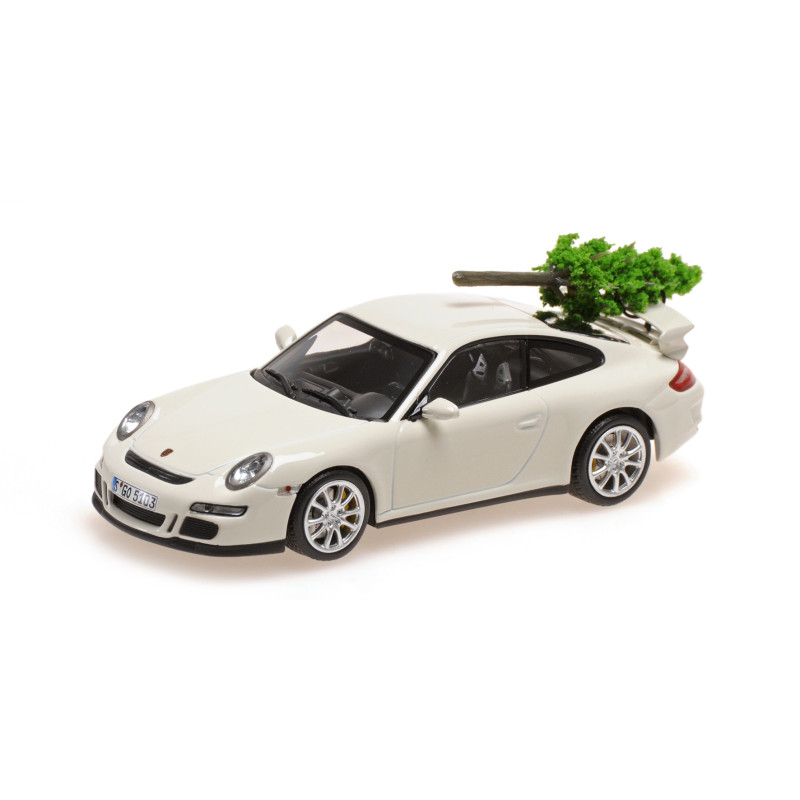 Porsche 911 GT3 2006, éd. Noël 2024, blanc Carrara - 1/43 - MINICHAMPS 400065405