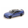 BMW M4 2020 bleu métallisé - 1/43 - MINICHAMPS 410020125