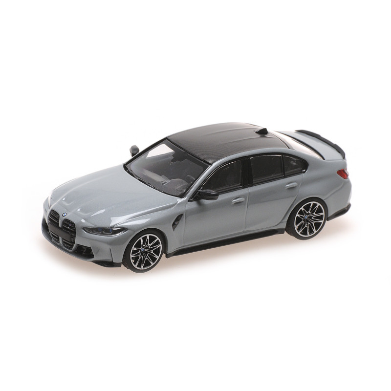 BMW M3 Competition (G80) 2020, Brooklyn Grey - 1/43 - MINICHAMPS 410020206