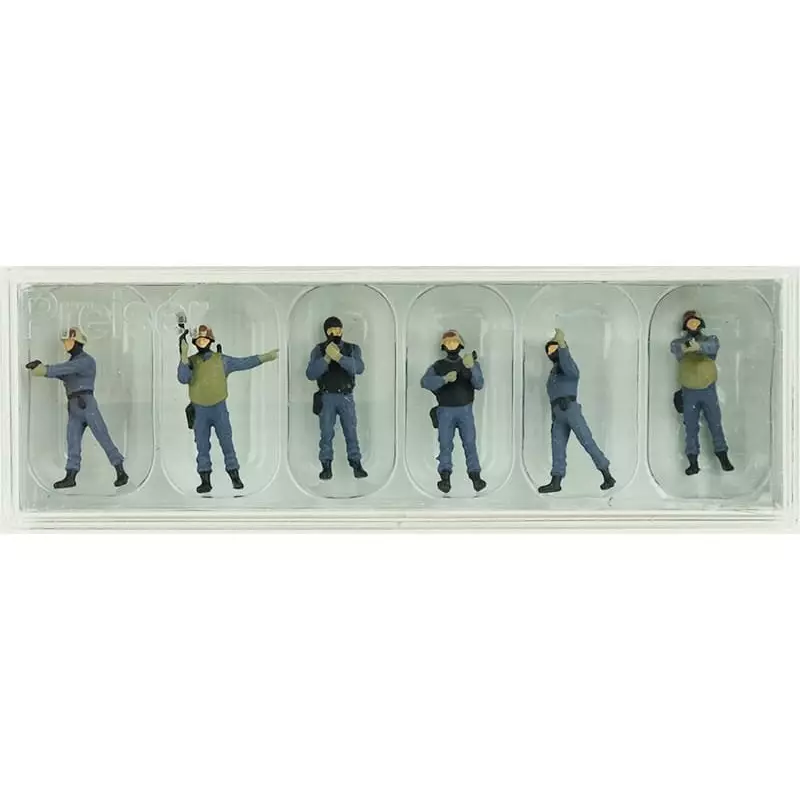 Groupe d'intervention - HO 1/87 - PREISER 10446