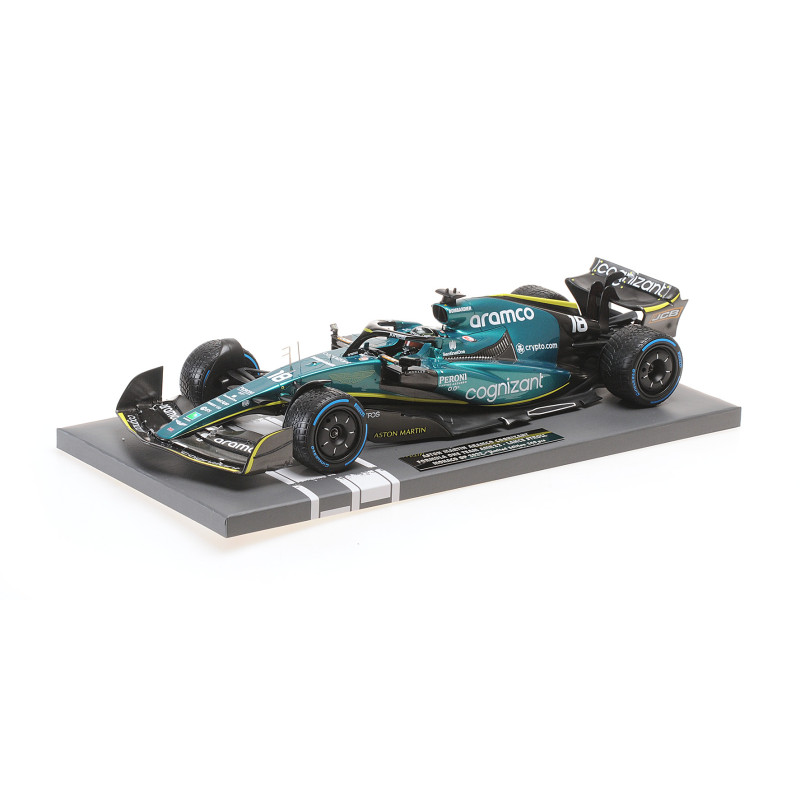 Aston Martin AMR22, Stroll, GP Bahrein 2022 - 1/18 - MINICHAMPS 117220118