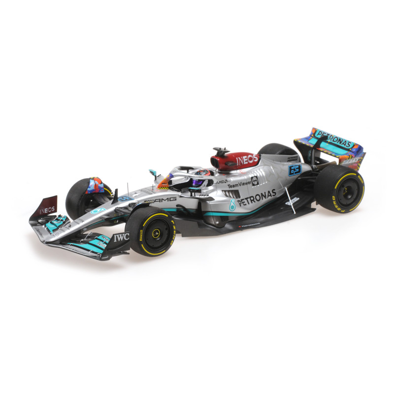 Mercedes-AMG W13, Russell, GP Miami 2022 - 1/18 - MINICHAMPS 110220563