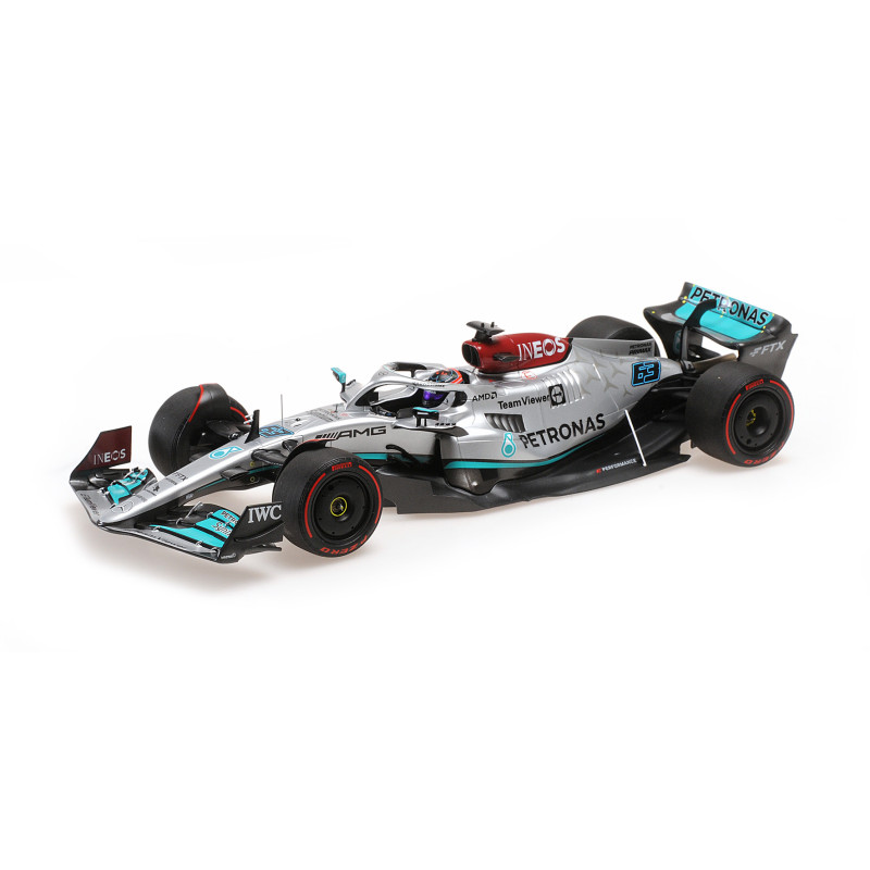AMG W13 E Performance, Russell, GP Espagne 2022 - 1/18 - MINICHAMPS 110220063