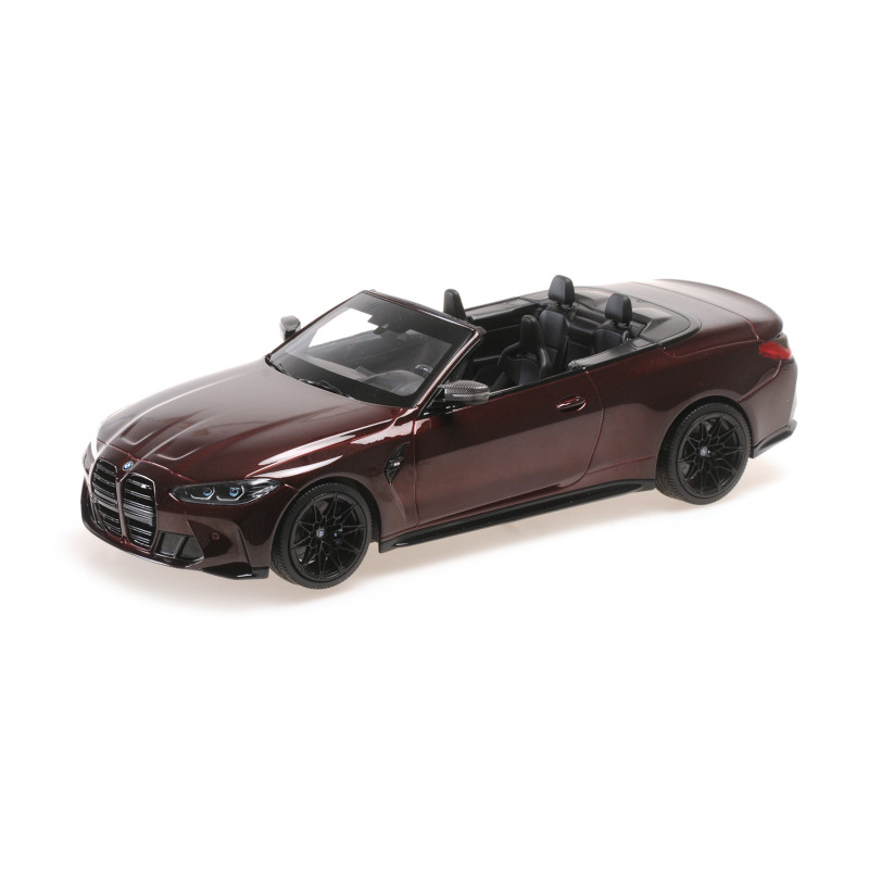 BMW M4 Cabriolet rouge métallisé 2020 - 1/18 - MINICHAMPS 155021032