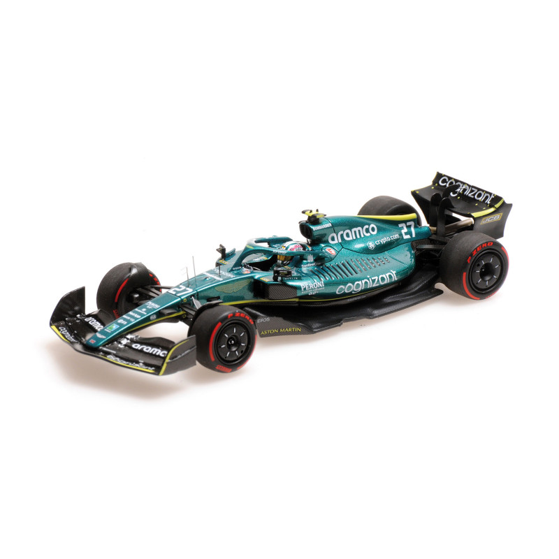 Aston Martin AMR22 n°27 Hulkenberg GP Bahrain 2022 - 1/43 - MINICHAMPS 417220127