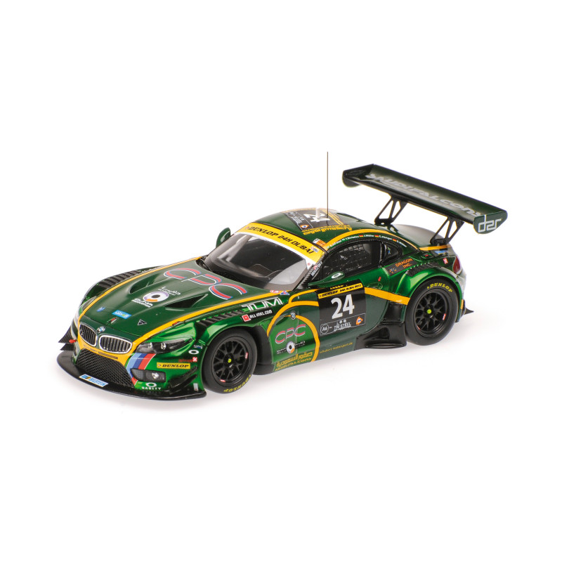 BMW Z4 GT3 n°24, 24h Dubaï 2013, Schubert, Müller - 1/43 - MINICHAMPS 437132424