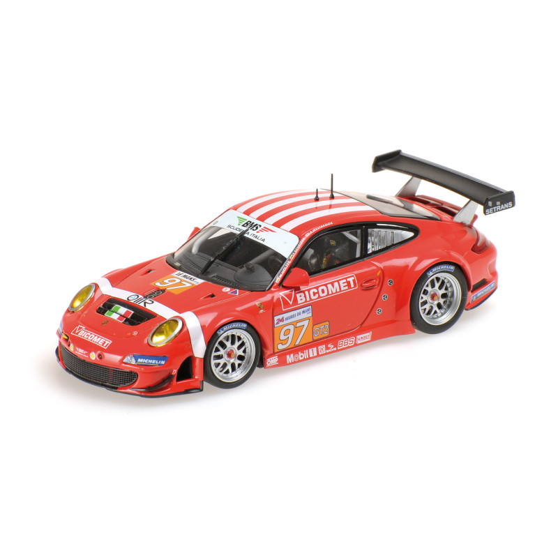 Porsche 997 GT3 RSR n°97, Le Mans 2010, BMS - 1/43 - MINICHAMPS 410106997