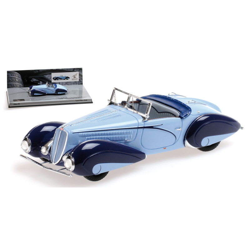 Delahaye Type 135 M Cabriolet 1937, Mullin Museum - 1/43 - MINICHAMPS 437116160