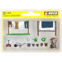 Accessoires de jardin - Echelle HO 1/87 - NOCH 14800