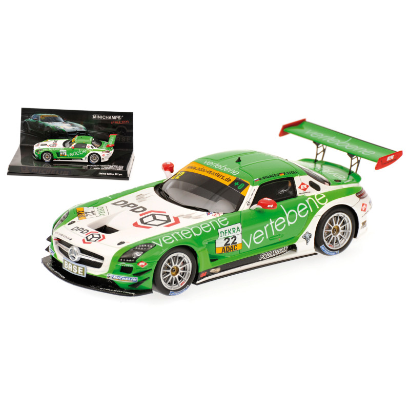 Mercedes SLS AMG GT3 N°22 GT Masters 2011 - 1/43 - MINICHAMPS 437110302