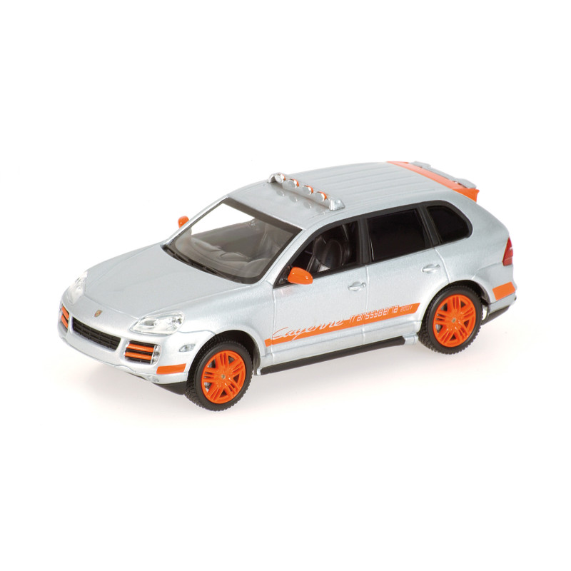Porsche Cayenne Transsyberia 2007, argent - 1/43 - MINICHAMPS 400066290