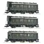 Set Voitures de voyageurs de 3ème classe, DRG ép. II - HO 1/87 - ROCO 6200254