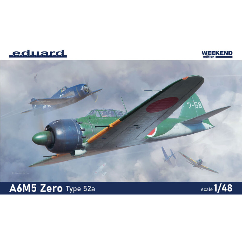 A6M5 Zero Type 52a - 1/48 - EDUARD 84216
