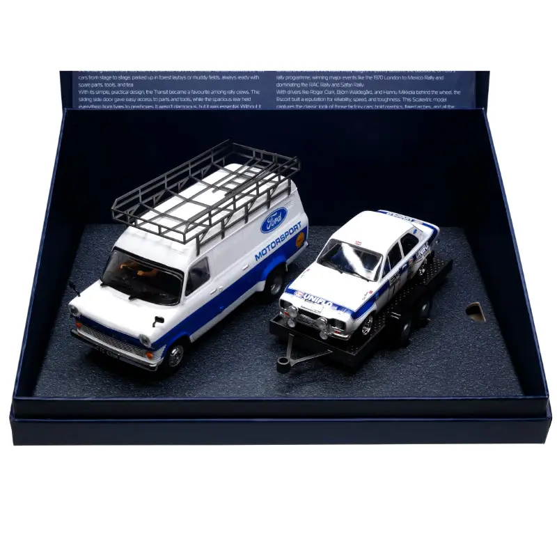 Ford Transit MK1 and MK1 Escort, Ford Motorsport - 1/32 - SCALEXTRIC C4649A