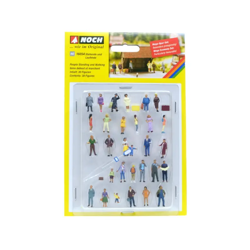 Mega set économique passants - HO 1/87 - NOCH 16054