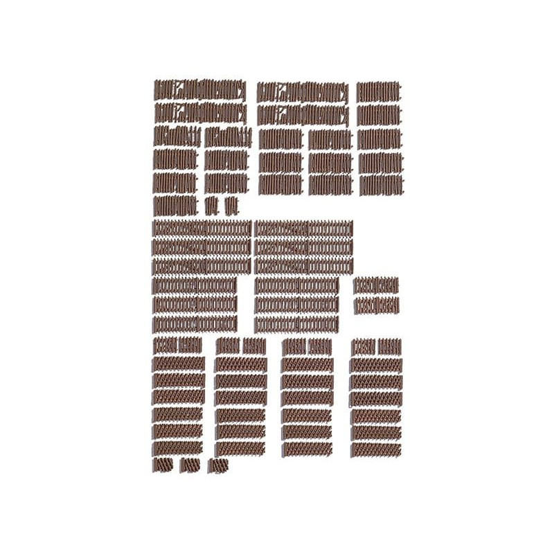 Clôtures de jardin 270 cm - HO 1/87 - NOCH 13096