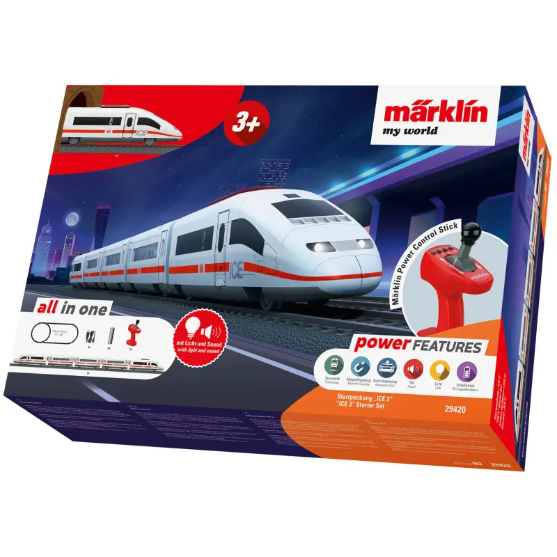 Coffret d'initiation enfant ICE 3 - HO - Märklin My World 29420