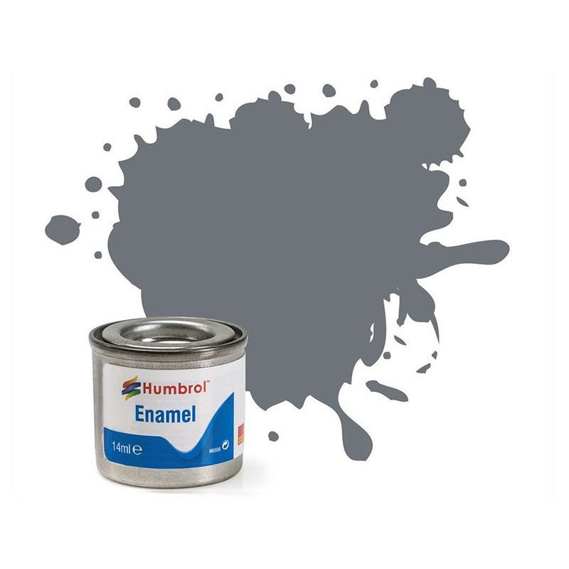 Humbrol 164 - Satin Dark Sea Grey (gris mer satiné) - peinture enamel 14ml AA1780