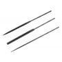 Set de 3 limes de précision 16 cm pour maquettiste