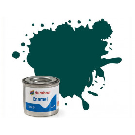 Humbrol 239 - Gloss British racing Green (vert anglais brillant) - peinture enamel 14ml AA0239