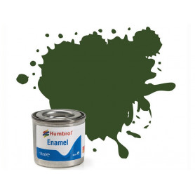 Humbrol 242 - RLM 71 Matt Dunkelgrun (vert foncé mat) - peinture enamel 14ml AA2242