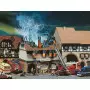 Auberge en feu échelle HO 1/87 - FALLER 130429