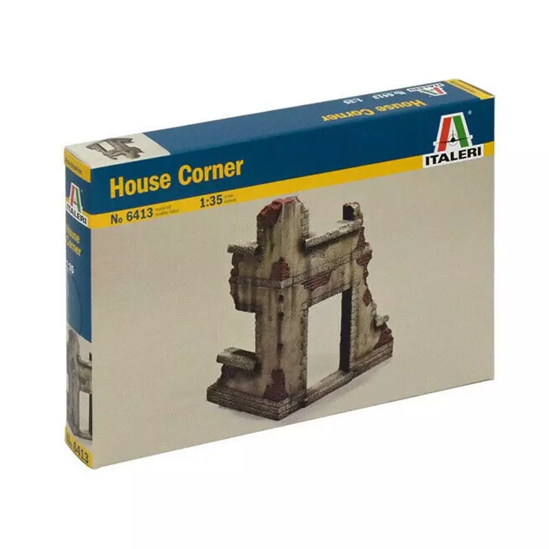 Angle de maison en ruine - échelle 1/35 - ITALERI 6413