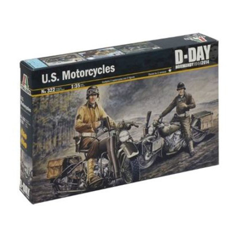 Motocyclistes US WWII D-Day - 1/35 - ITALERI 322