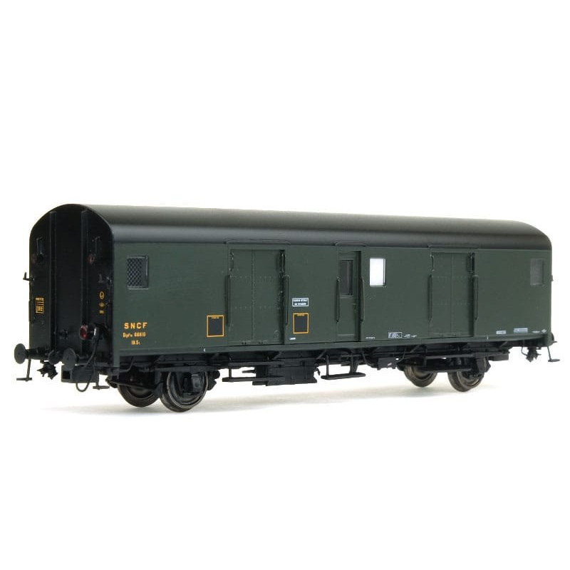 Fourgon Dqd2m feux fin de convoi SNCF ép IIIb - HO 1/87 - LS Models 30300