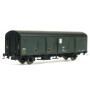 2x Fourgon Dqd2m feux fin de convoi SNCF ép IIIcd - HO 1/87 - LS Models 30303
