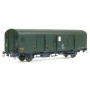 2x Fourgon Dqd2m feux fin de convoi SNCF ép IIIcd - HO 1/87 - LS Models 30305