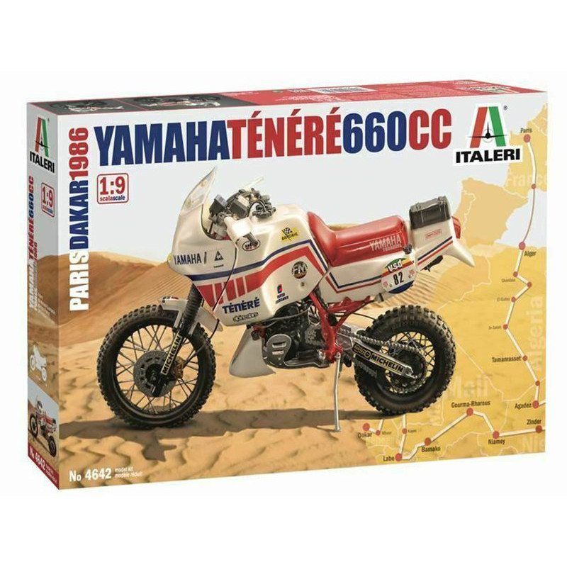 Yamaha Ténéré 660cc - échelle 1/9 - ITALERi 4642