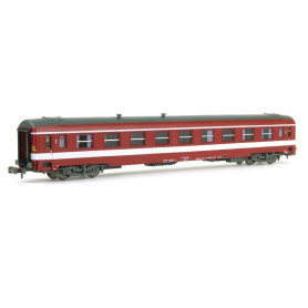 Voiture UIC A9 Capitole sans plaque ép. III SNCF - N 1/160 - REE NW-160