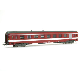 Voiture UIC A7D Rouge ép. III-IV SNCF - N 1/160 - REE NW-161