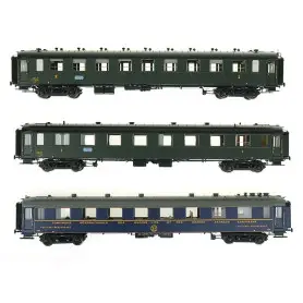 Set 3x voitures transatlantique SNCF - ép IIIb - HO 1/87 - LS Models MW40905