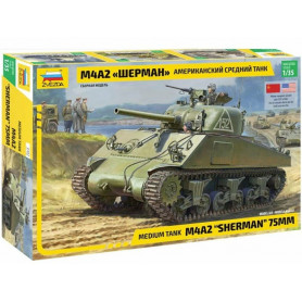 Char M4A2 Sherman - 1/35 - ZVEZDA 3702