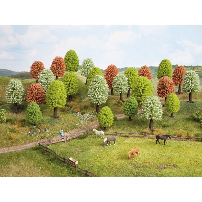 10x arbres de printemps 5 - 9 cm - HO-TT - NOCH 26906