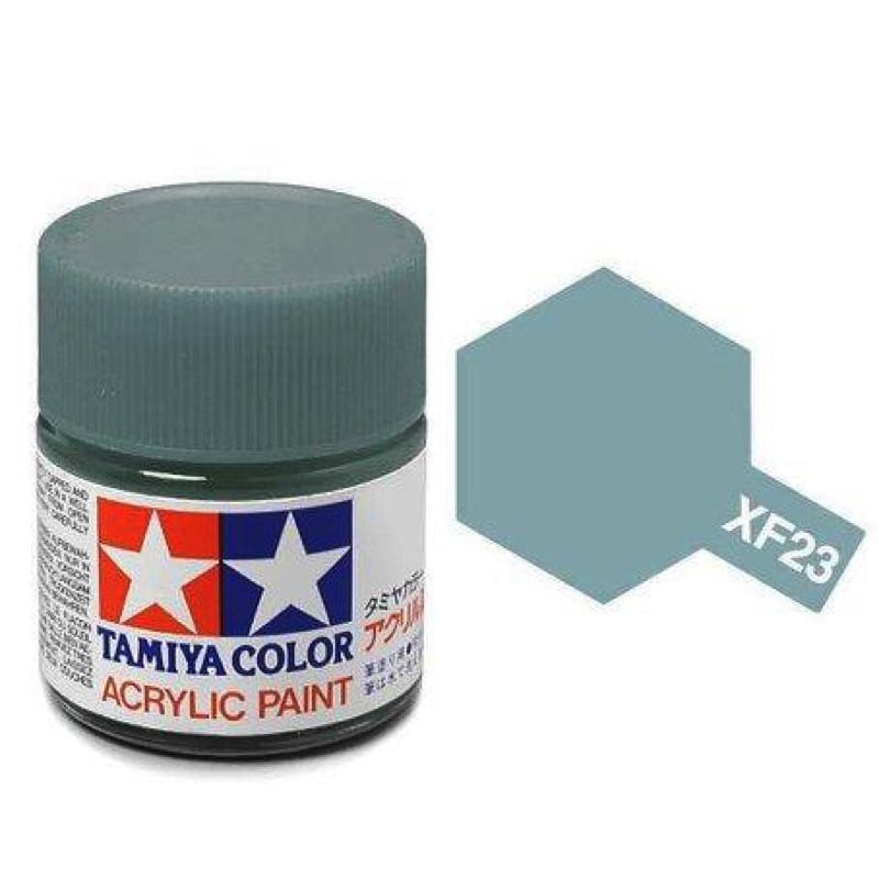 Peinture maquette tamiya XF23 Bleu clair mat 23ml