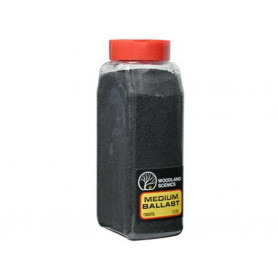 WOODLAND SCENICS B1383 - ballast cendre grain moyen shaker