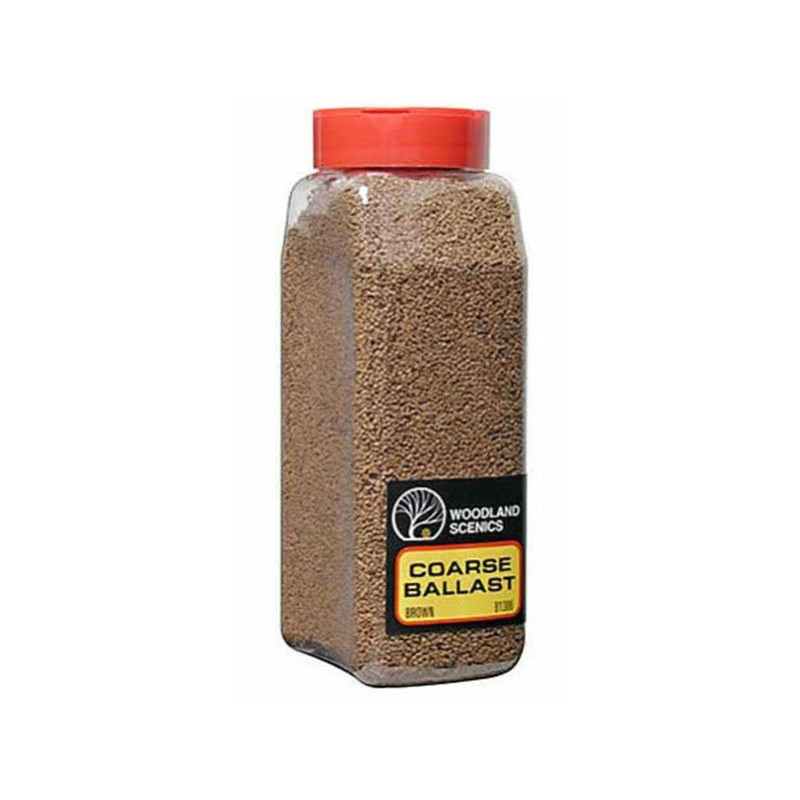 WOODLAND SCENICS B1386 - ballast marron gros grain shaker