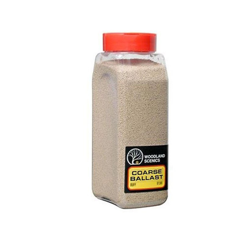 WOODLAND SCENICS B1387 - ballast marron clair (buff) gros grain shaker