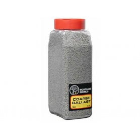 WOODLAND SCENICS B1389 - ballast gris gros grain shaker