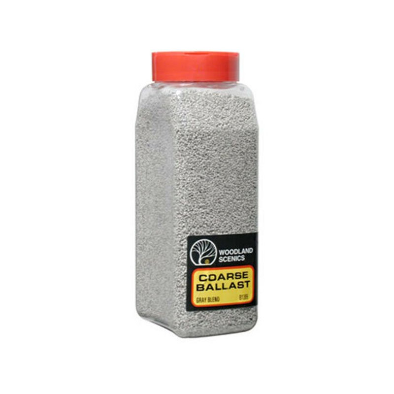 WOODLAND SCENICS B1395 - ballast gris mélangé gros grain shaker