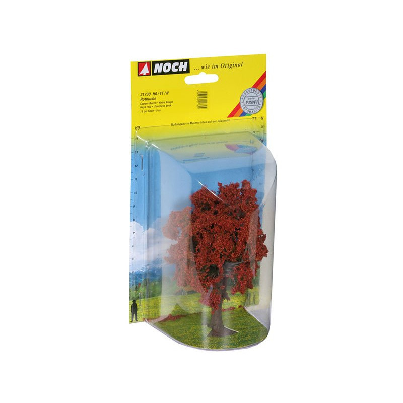Noch 21730 – Arbre Hêtre Rouge 13 Cm – Accessoire Décoratif Pour Réseau Ferroviaire Et Diarama