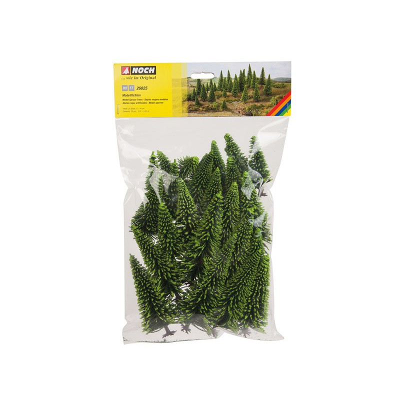 Heki HO/TT/N/Z 10 Sapins 3-5 Cm - Décoration Paysage Modélisme